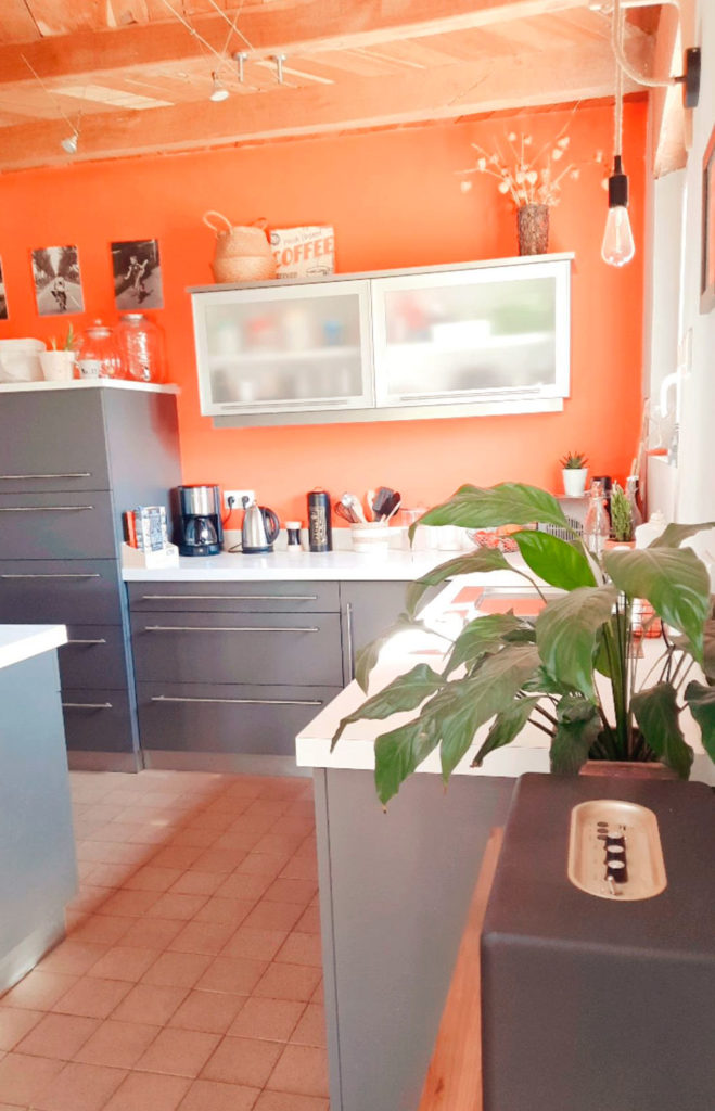 Grange cuisine moderne ilot